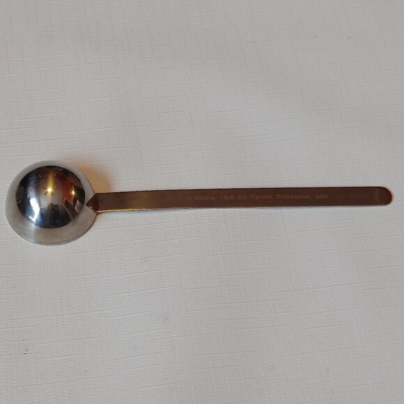 Starbucks Coffee Scoop Metal Round Scoop 2 Tablespoons STAINLESS STEEL - Picture 1 of 4